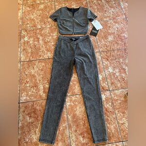 Hera Collection Charcoal Two-Piece Set